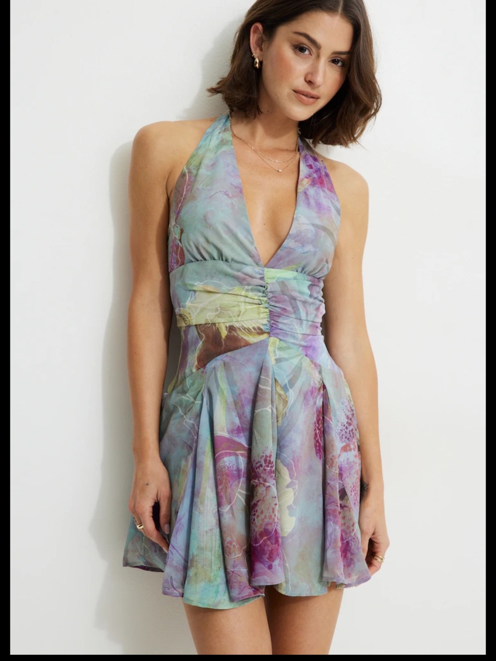 Dynamite Halter Mini Dress